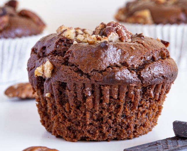 muffin de chocolate